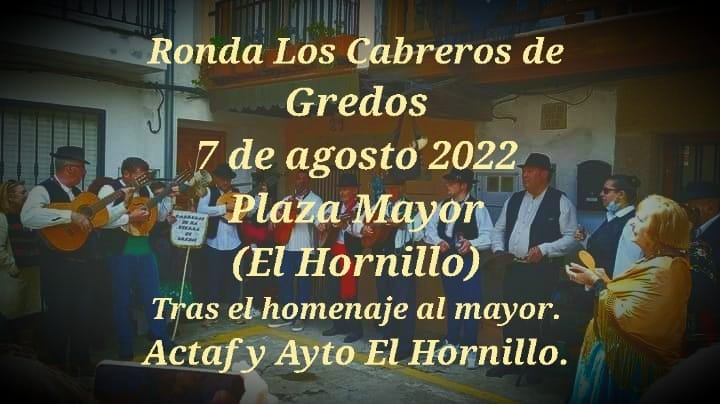 Fiestas de agosto de 2022 en El Hornillo