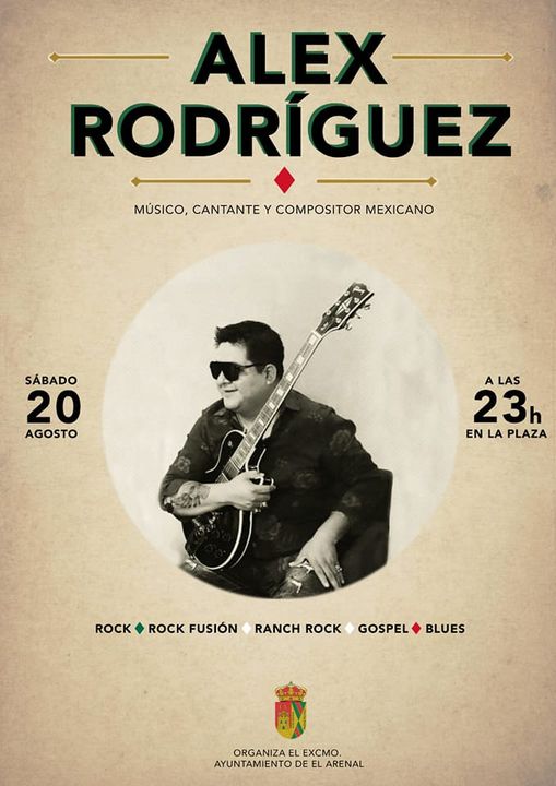 Concierto de Alex Rodríguez en El Arenal
