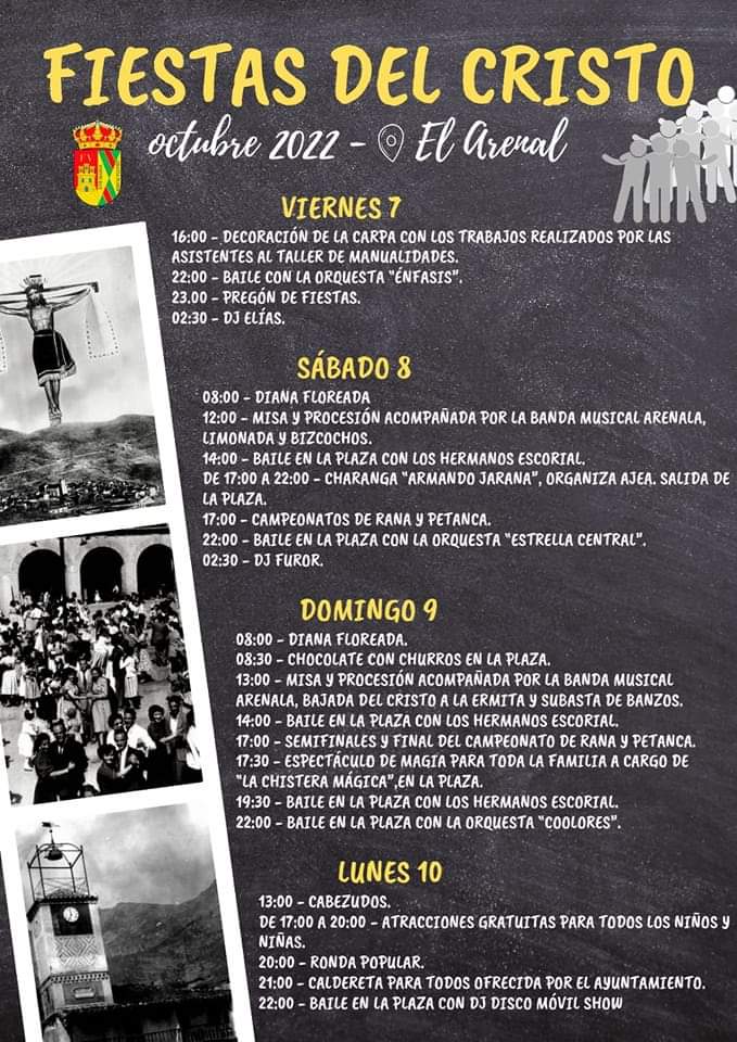 Fiestas del Cristo 2022 en El Arenal
