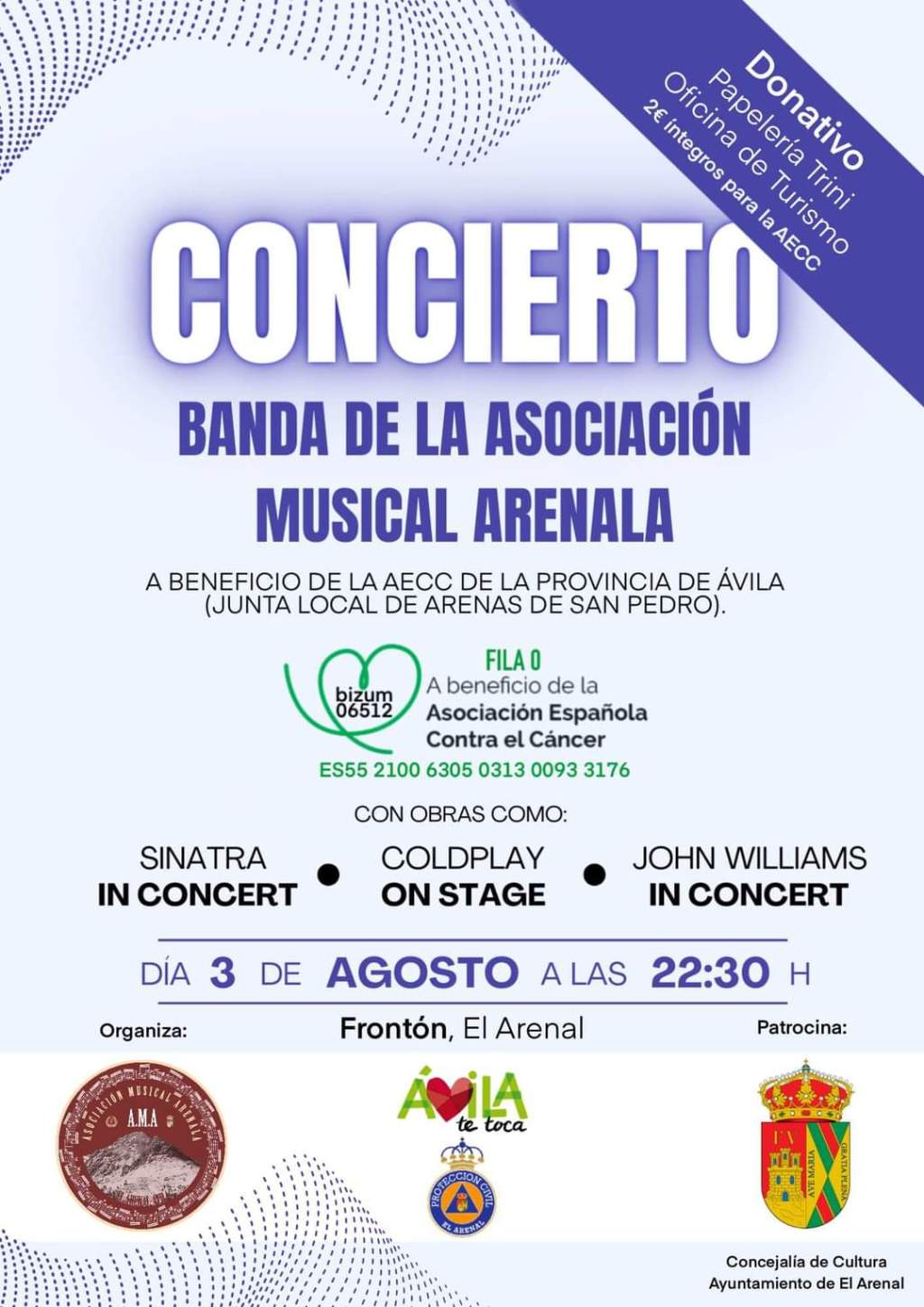 Concierto de la Banda de la Asociación Musical Arenala en El Arenal