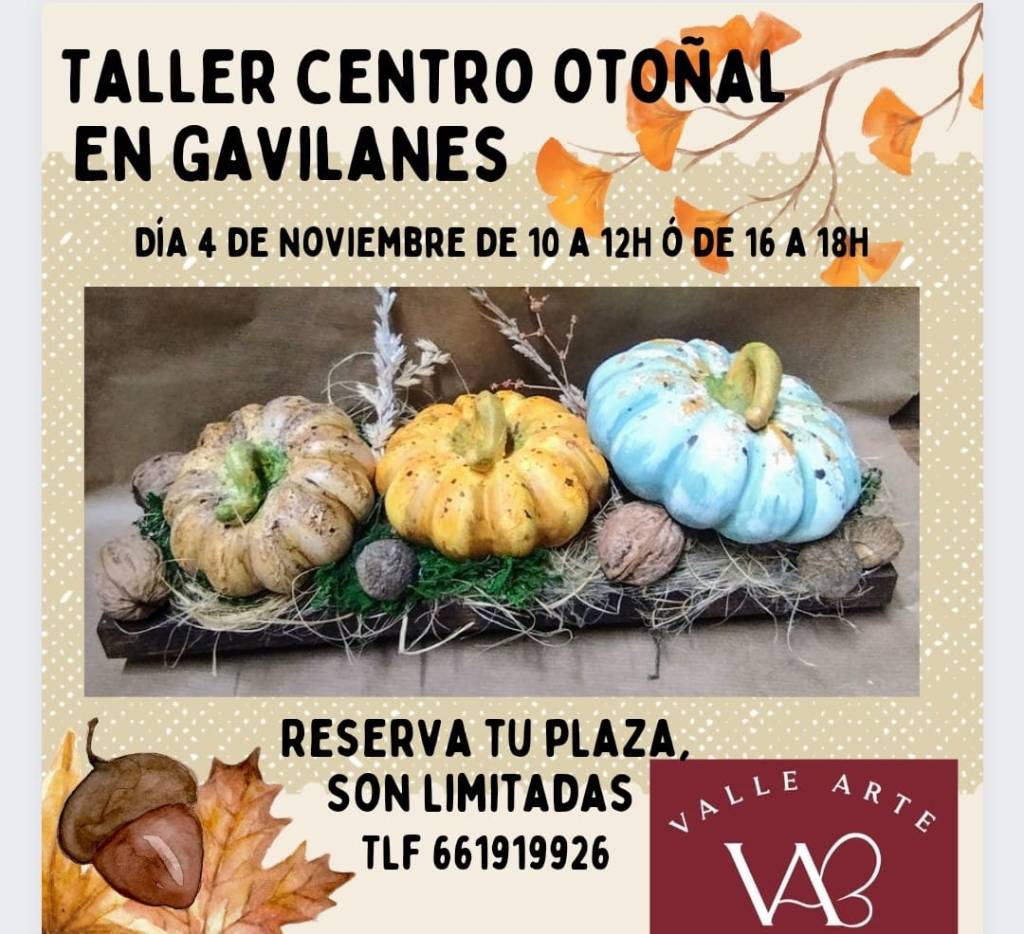 Taller Centro Otoñal 2023 en Gavilanes