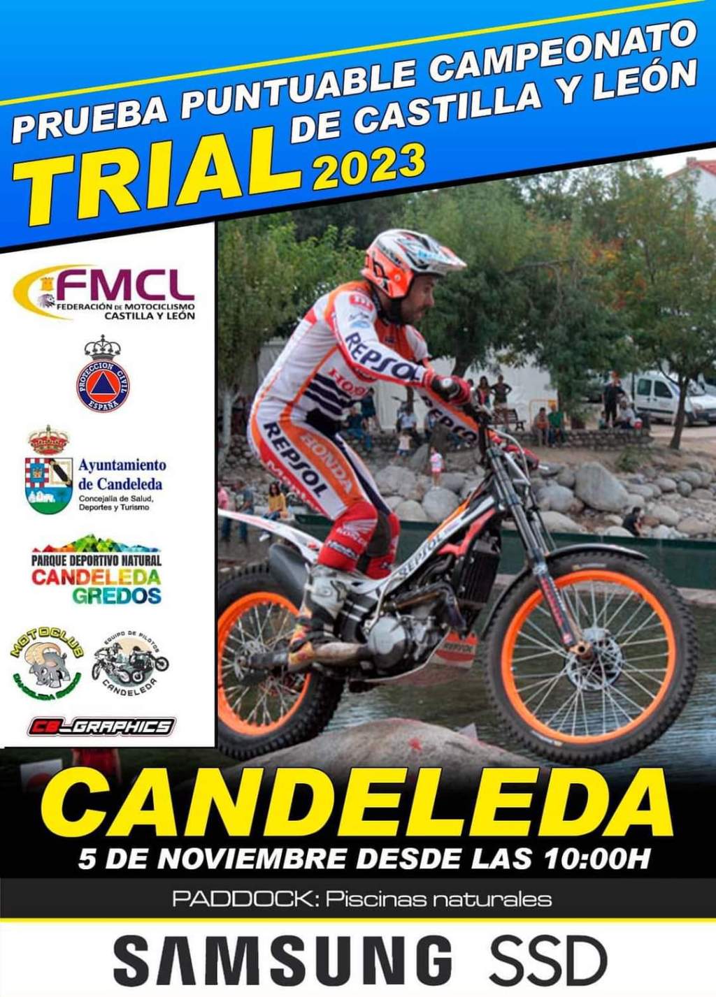 Prueba puntuable para el Campeonato de Trial 2023 de Castilla y León en Candeleda