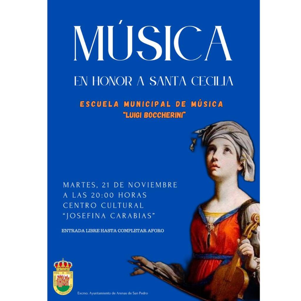 Música en honor a Santa Cecilia 2023 en Arenas de San Pedro