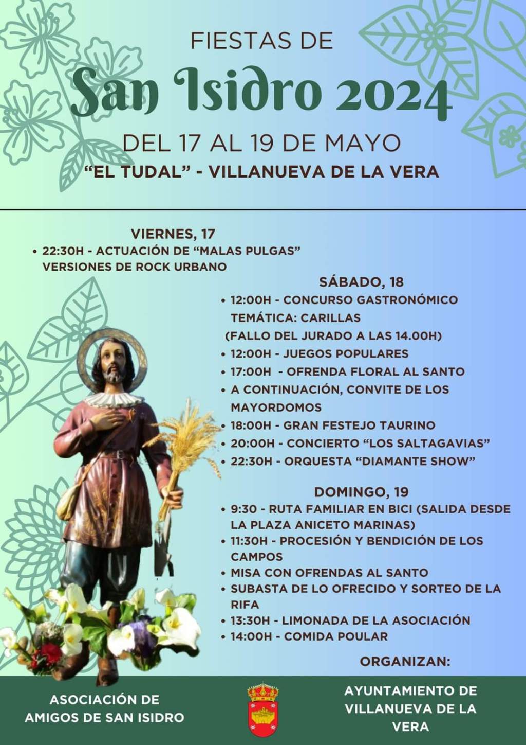 Fiestas de San Isidro 2024 en Villanueva de La Vera